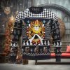 ACDC Signature Hells Bells Xmas 2024 Knitted Red And Black Christmas Ugly Sweater