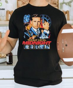 Threat Level Midnight Retro Vintage Spy Movie T Shirt