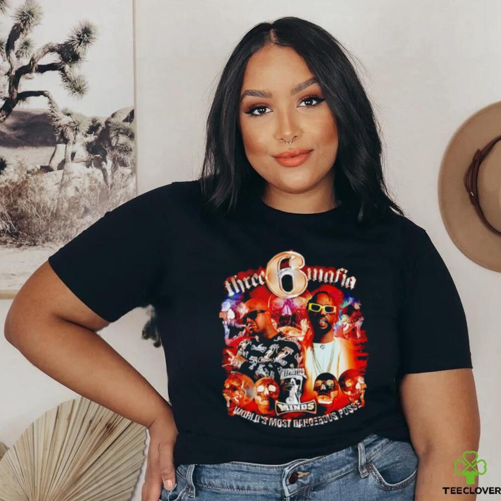 Three 6 Mafia Side 2 Side World’s Most Dangerous Posse shirt Three 6 Mafia Side 2 Side World’s Most Dangerous Posse shirt