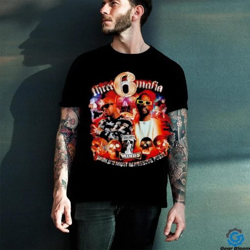 Three 6 Mafia Side 2 Side World’s Most Dangerous Posse shirt