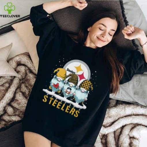 Three Christmas Elves Pittsburgh Steelers Christmas Classic T Shirt