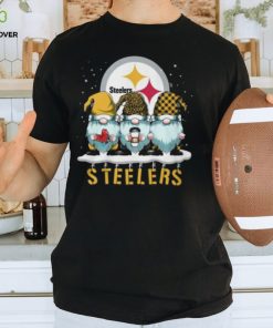 Three Christmas Elves Pittsburgh Steelers Christmas Classic T Shirt