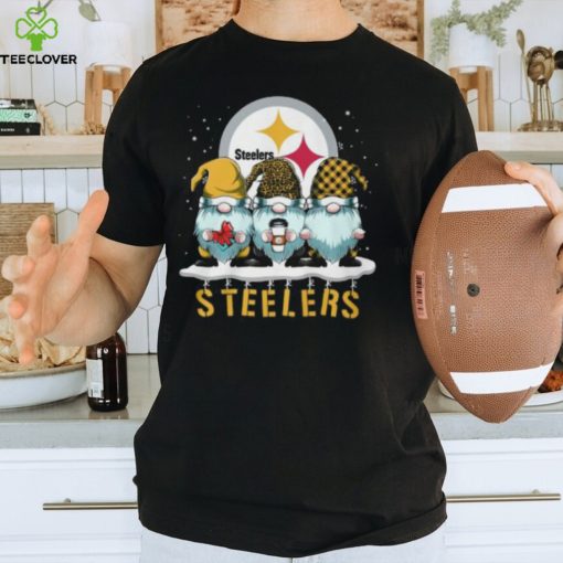 Three Christmas Elves Pittsburgh Steelers Christmas Classic T Shirt