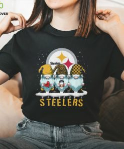 Three Christmas Elves Pittsburgh Steelers Christmas Classic T Shirt