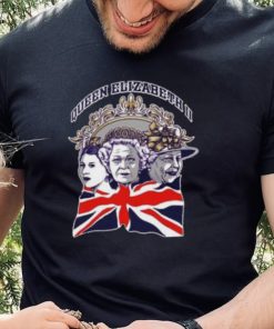 Three Faces Of The Legend England And UK RIP Queen Elizabeth II Vintage T Shirt