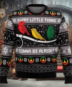 Three Little Birds Bob Marley Ugly Christmas Sweater