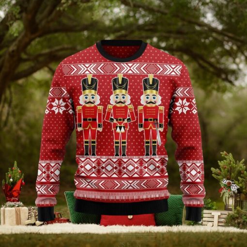 Three Nutcrackers Family Gift Ugly Christmas Sweater