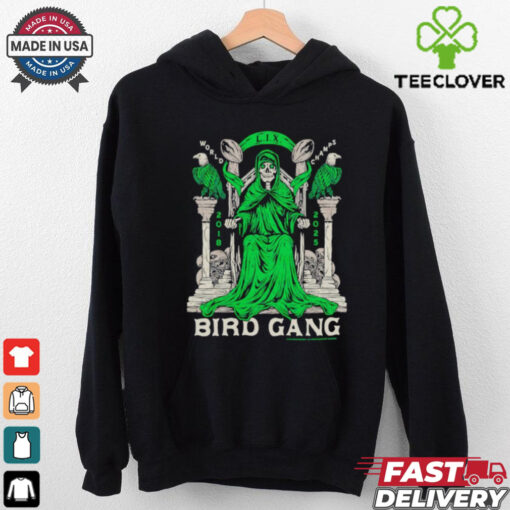Throne Bird Gang LIX World Champs 2025 skeleton shirt