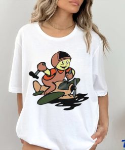 Throw back frog Fixonaut logo shirt