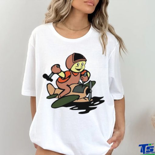 Throw back frog Fixonaut logo shirt