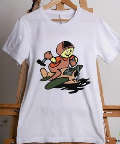 Throw back frog Fixonaut logo shirt