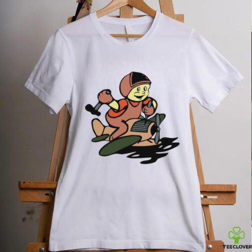 Throw back frog Fixonaut logo shirt
