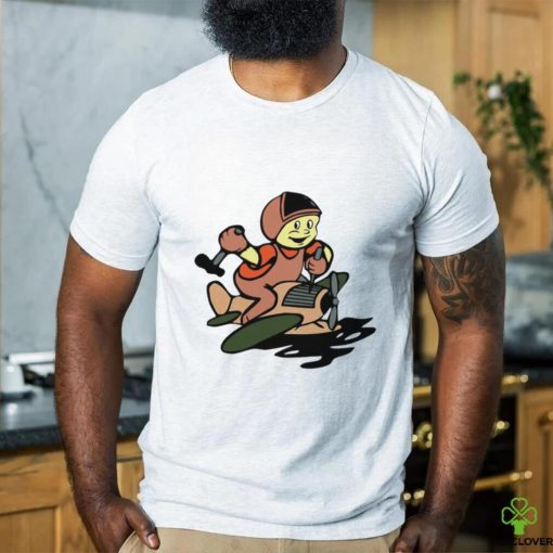 Throw back frog Fixonaut logo shirt