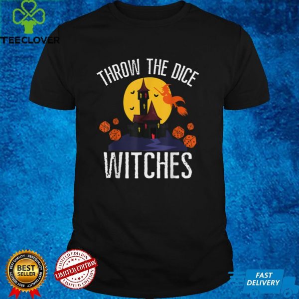 Throw the Dice Witches Halloween Bunco Prize T Shirt