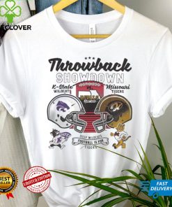 Throwback Showdown 2023 Missouri Tigers vs Kansas State Wildcats game day shirt