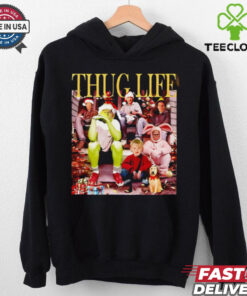 Thug Life Christmas Movies Grinch Home Alone Elf hoodie, sweater, longsleeve, shirt v-neck, t-shirt