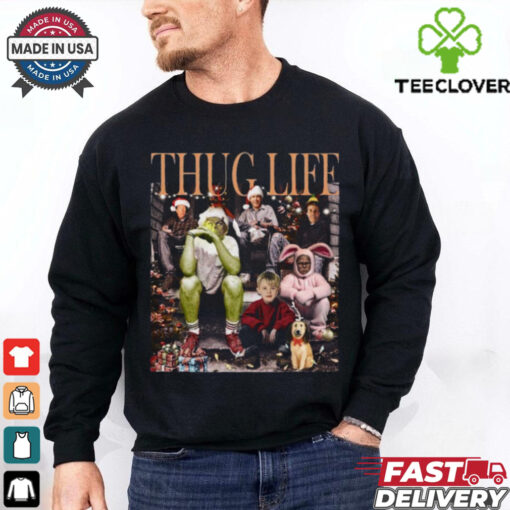 Thug Life Funny Christmas Tshirt Vintage Movie Characters Gift Retro Movie Stars Shirt M0191 T Shirt