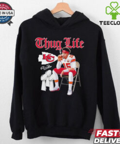 Thug Life Patrick Mahomes Smoking Kansas City Chiefs Shirt