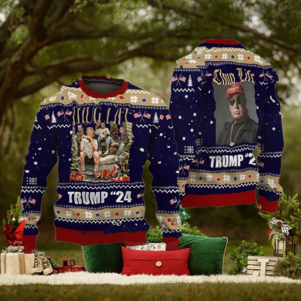 Thug Life Trump Christmas Unly sweater Thug Life Trump Christmas Unly sweater