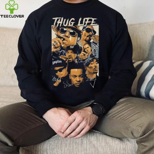 Thug life legends the clan dr. dre eazy e 2pac eminem snoop dogg hoodie, sweater, longsleeve, shirt v-neck, t-shirt