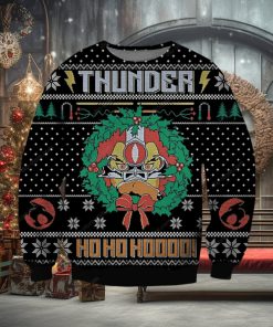 Thunder Ho Ho Ho Ugly Christmas Sweater Perfect Holiday Gift