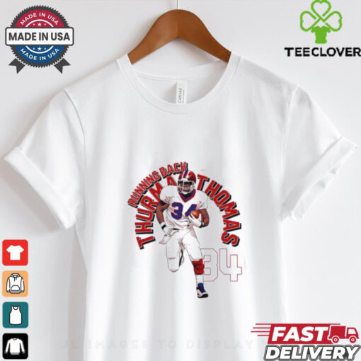 Thurman Thomas Buffalo Bills name arc cartoon shirt
