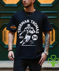 Thurman Thomas Buffalo Stamp Football Signature shirt