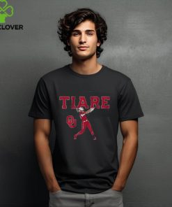 Tiare Jennings Slugger Swing Oklahoma Sooners Women's Softball Shirts