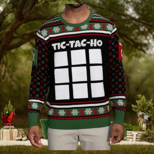 Tic Tac Ho Festive Gamewear Ugly Christmas Sweater