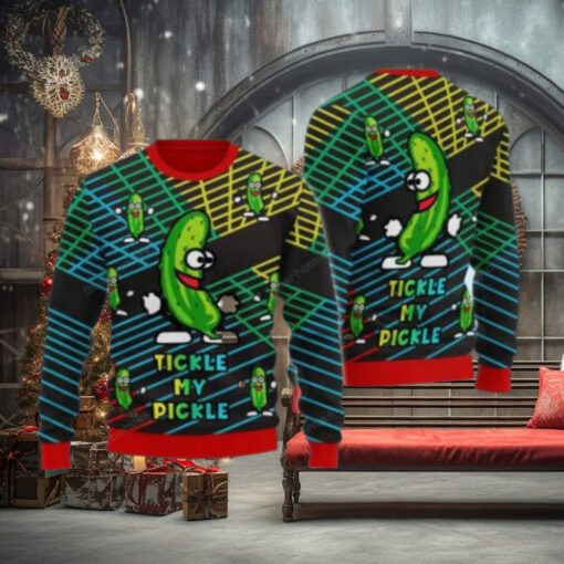 Tickle My Pickle Ugly Christmas Sweater