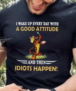 Tiger I Wake Up Every Day With A Good Attitude Shirt