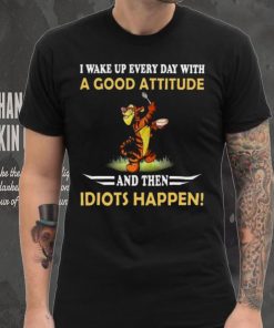 Tiger I Wake Up Every Day With A Good Attitude Shirt