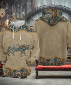 Tiger Mandala 3D Printed Hoodie