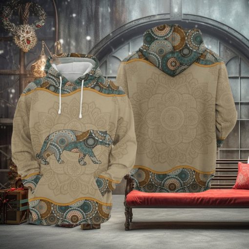 Tiger Mandala 3D Printed Hoodie