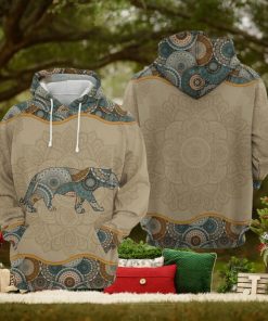 Tiger Mandala 3D Printed Hoodie