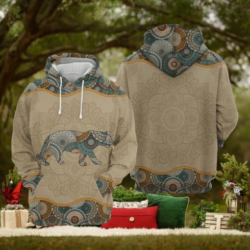 Tiger Mandala 3D Printed Hoodie