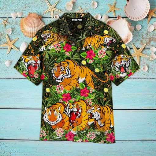 Tiger Tropical Aloha Hawaiian Shirts For Men For Women