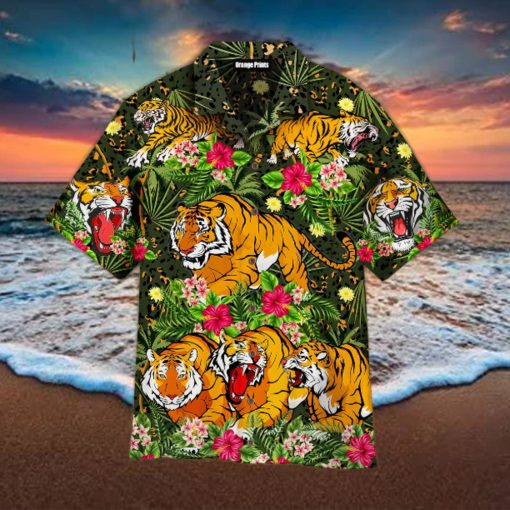 Tiger Tropical Aloha Hawaiian Shirts For Men For Women