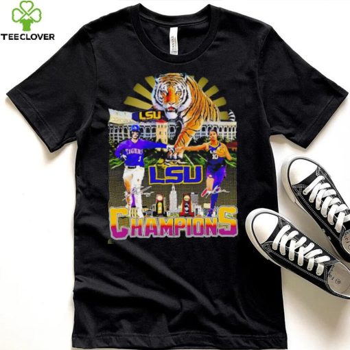 Tigers LSU Champions Dylan Crews and Angel Reese signatures Vintage hoodie, sweater, longsleeve, shirt v-neck, t-shirt