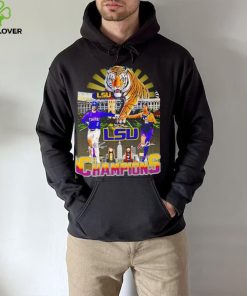 Tigers LSU Champions Dylan Crews and Angel Reese signatures Vintage hoodie, sweater, longsleeve, shirt v-neck, t-shirt