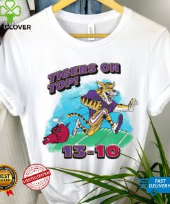 Tigers On Top LSU Tigers Beat Arkansas 13 10 T Shirt