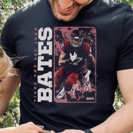 Tight End #87 John Bates Washington Vertical Shirt
