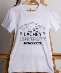 Tight end Luke Lachey University Valedictorian logo shirt