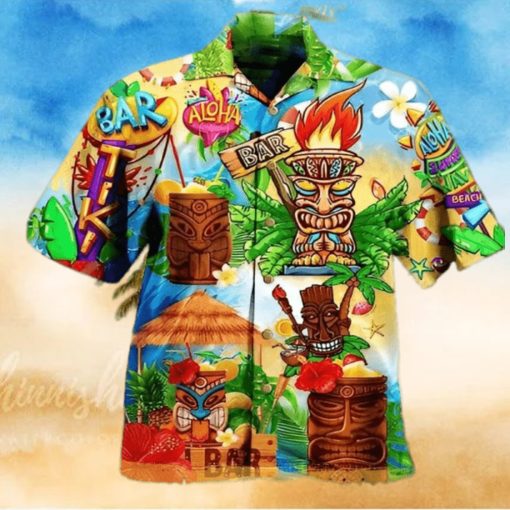 Tiki Bar Hawaiian Shirt Informal Estilo Hawaiano Aloha Hawaiian Shirt Funny Gift Idea