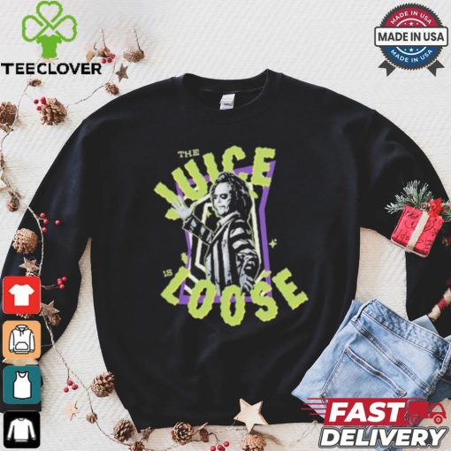Tim Burton Daily Beetlejuice Beetlejuice The Juice Is Loose T shirt