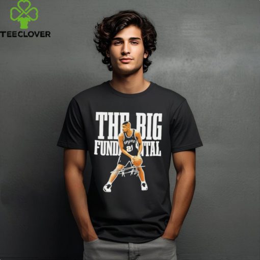 Tim Duncan The Big Fundamental Basketball Legend Signature Vintage T Shirt