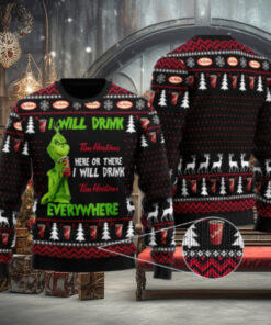 Tim Hortons Will Drink Everywhere Ugly Sweater