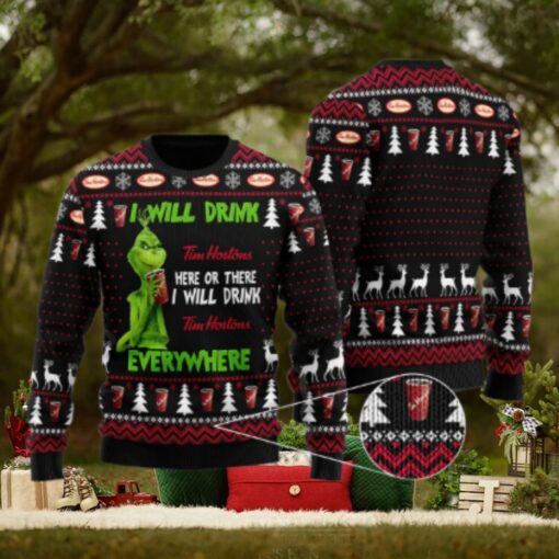 Tim Hortons Will Drink Everywhere Ugly Sweater