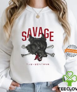 Tim Montana Savage Wolf T Shirt