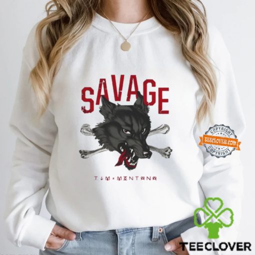 Tim Montana Savage Wolf T Shirt